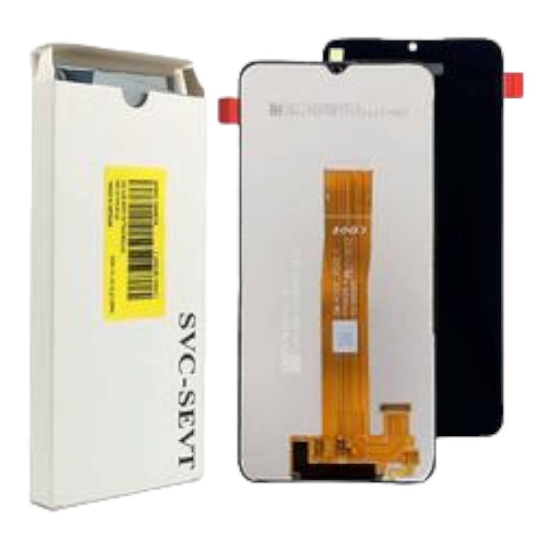 Дисплей Samsung A12 Galaxy A125/A127 (2020) черный сервисный 