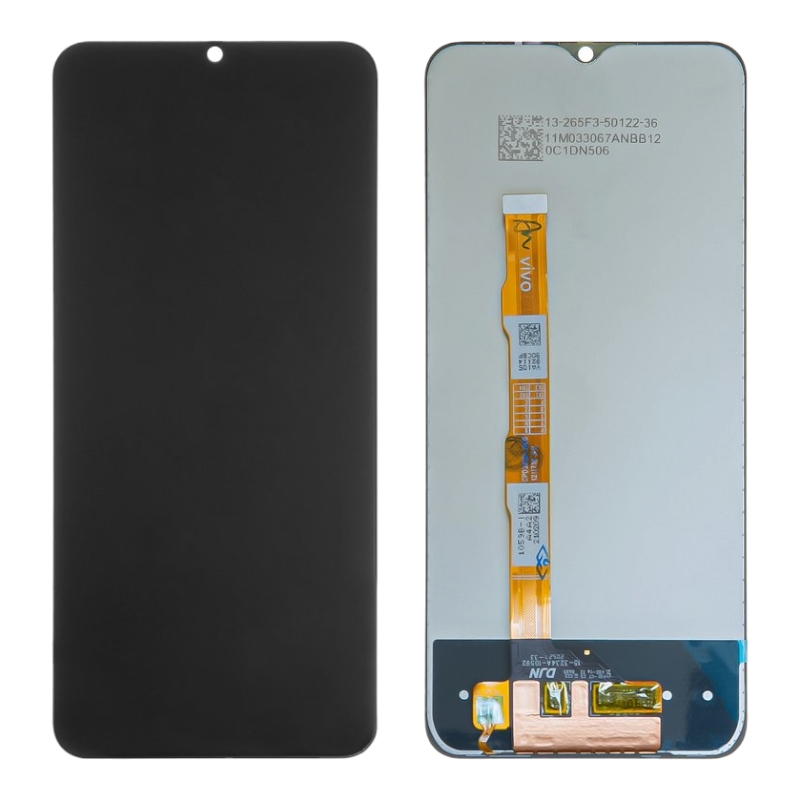 Дисплей Vivo Y20/Y20s/Y20i/Y12s/Y30 с сенсором Черный