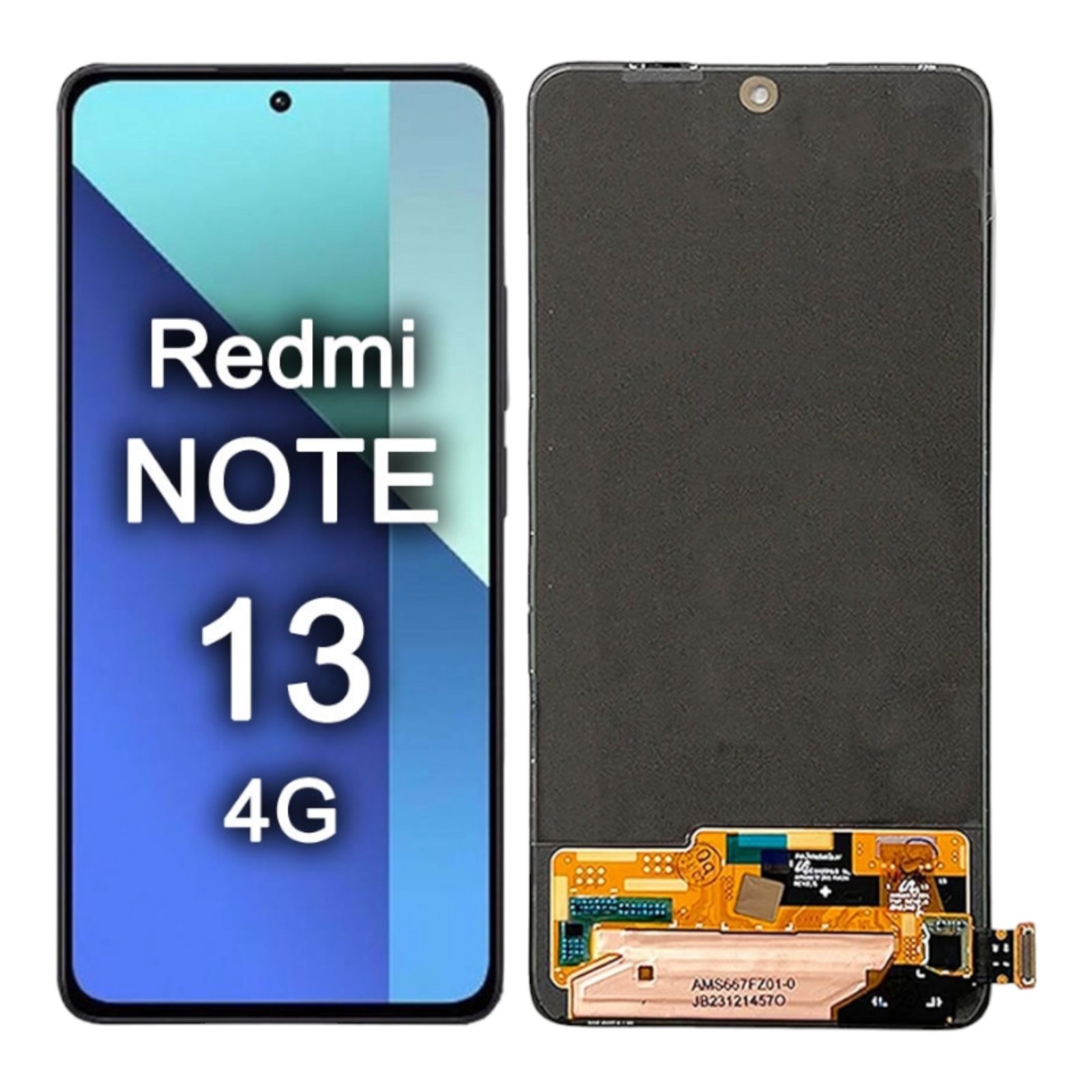 Дисплей Xiaomi Redmi Note 13 4G OLED чёрный 