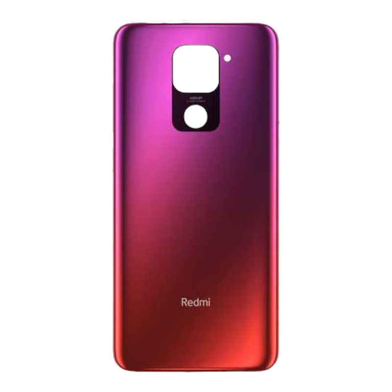 Задняя крышка Xiaomi Redmi Note 9/ Redmi 10X фиолетово-красная Scarlet Red 