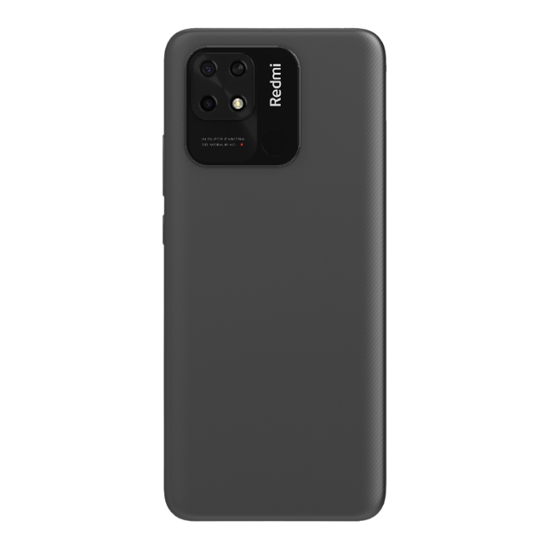 Задняя крышка Xiaomi Redmi 10A чёрная Charcoal Black 