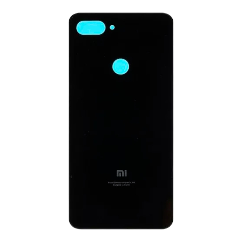 Задняя крышка Xiaomi Mi8 Lite чёрная 