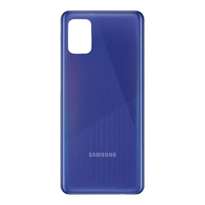 Задняя крышка Samsung A315F Galaxy A31 синяя Prism Crush Blue 