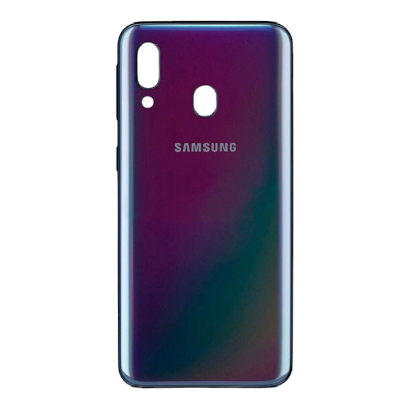 Задняя крышка Samsung A405F Galaxy A40 2019 чёрная Black 