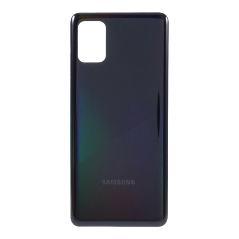 Задняя крышка Samsung A415F Galaxy A41 чёрная Black 