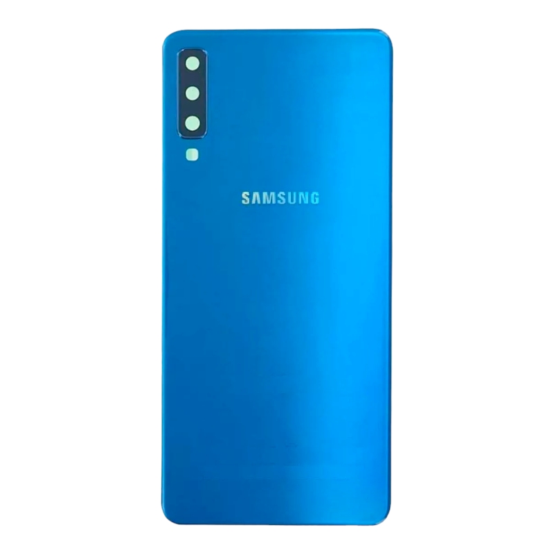 Задняя крышка Samsung A750F Galaxy A7 2018 синяя Blue 