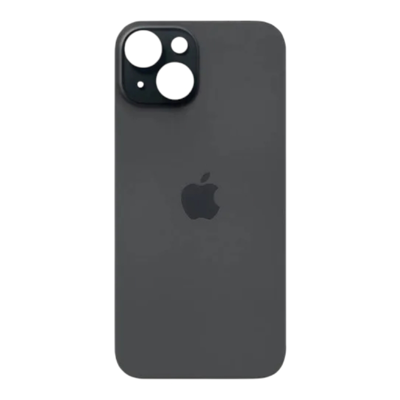 Задняя крышка iPhone 15 чёрная 