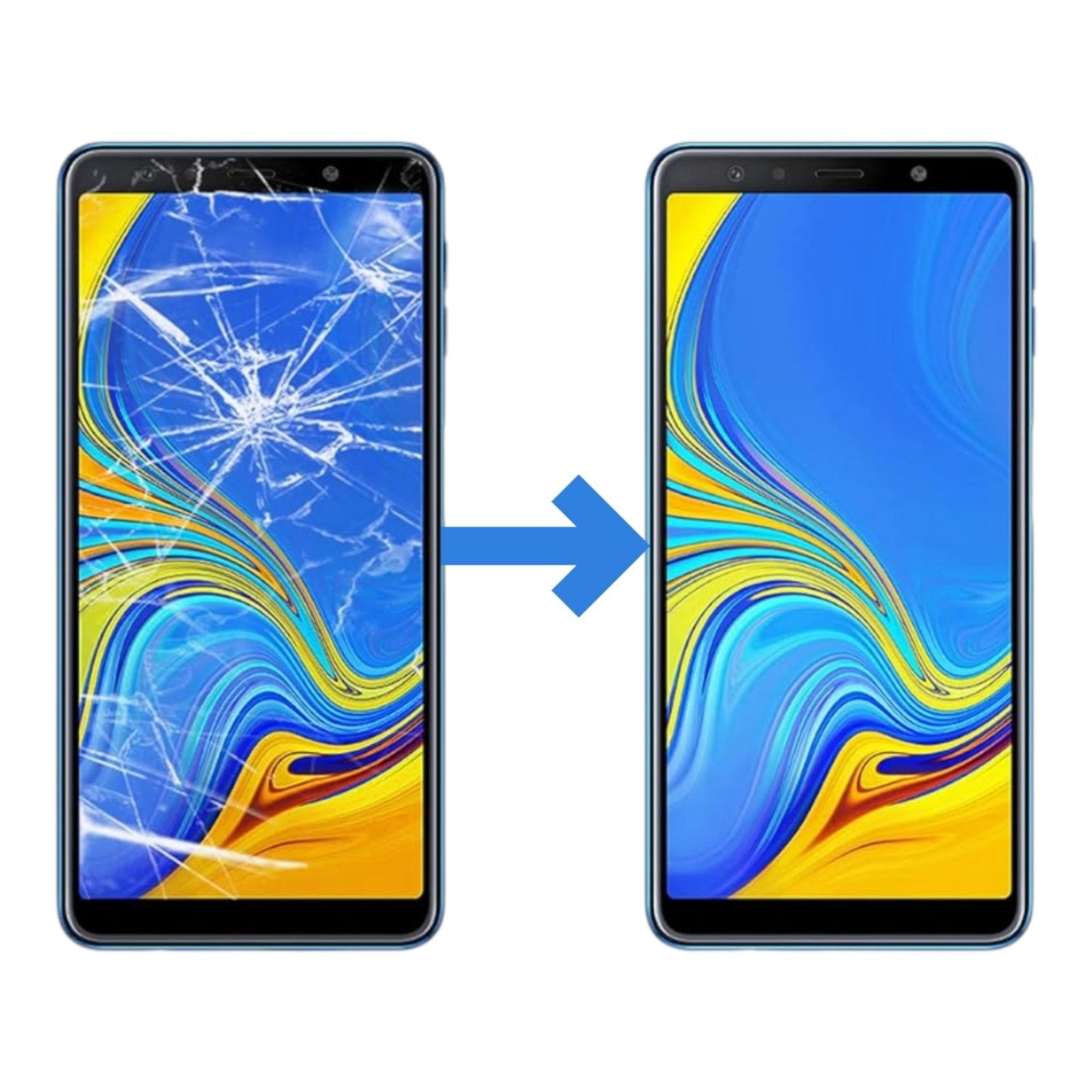 Замена стекла дисплея Samsung A750