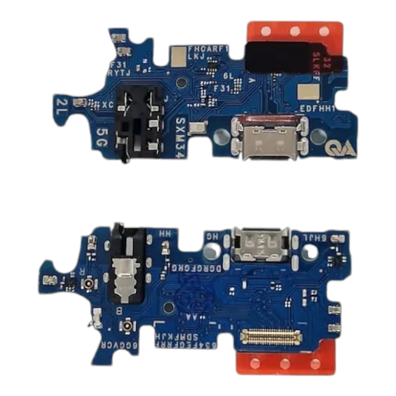 Разъём зарядки для Samsung M346 Galaxy M34 5G (Type-C) на плате с микрофоном 