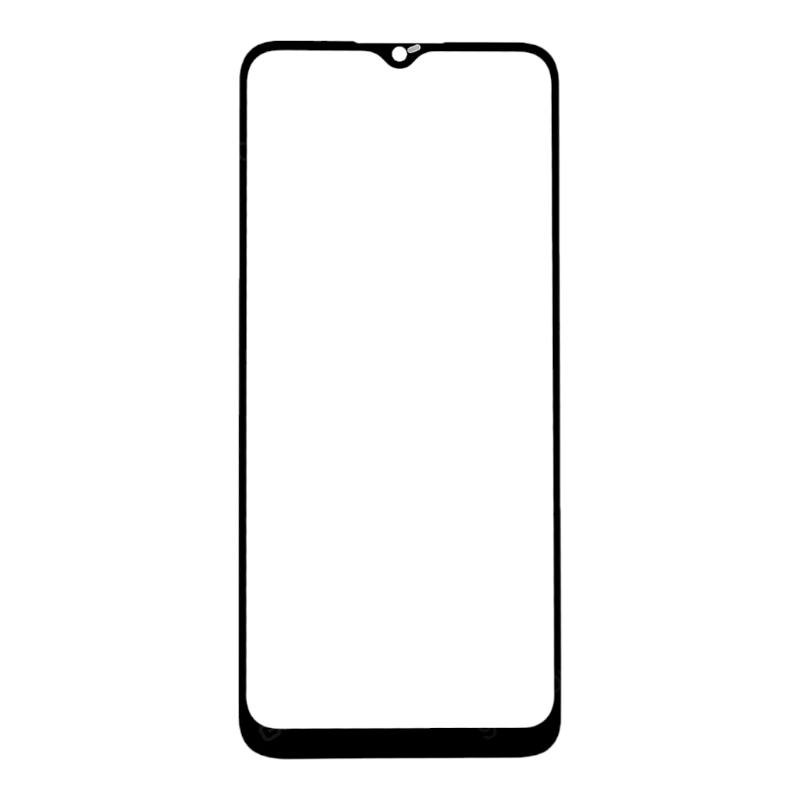 Стекло экрана Samsung A025F Galaxy A02s/ A035F/ A037F/ M025F чёрное + OCA плёнка