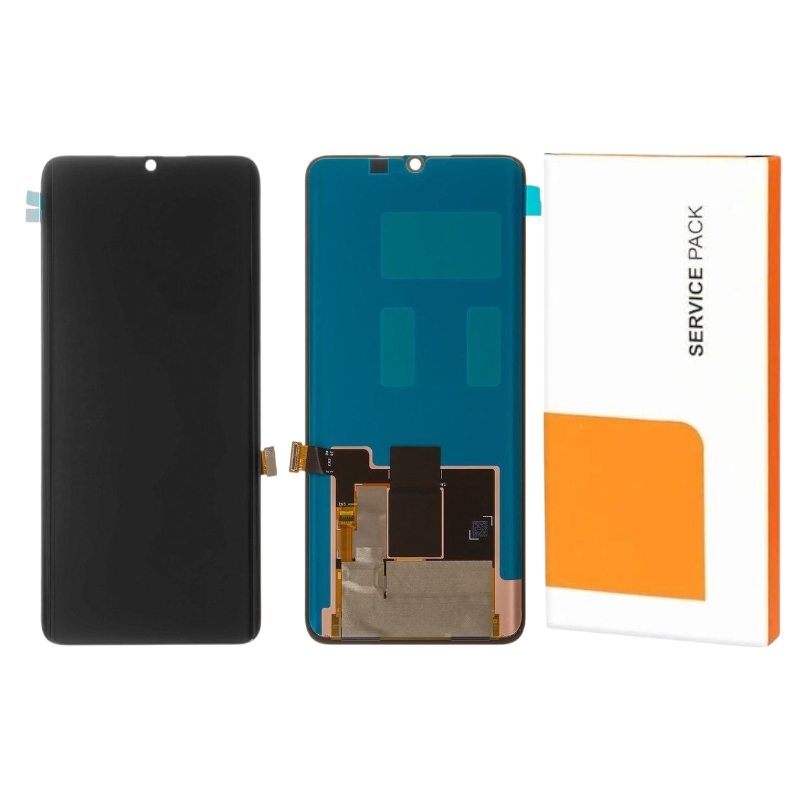 Дисплей Xiaomi Mi Note 10, Mi Note 10 Lite, Mi Note 10 Pro черный Oled (высокого качеста) в сервисной упаковке