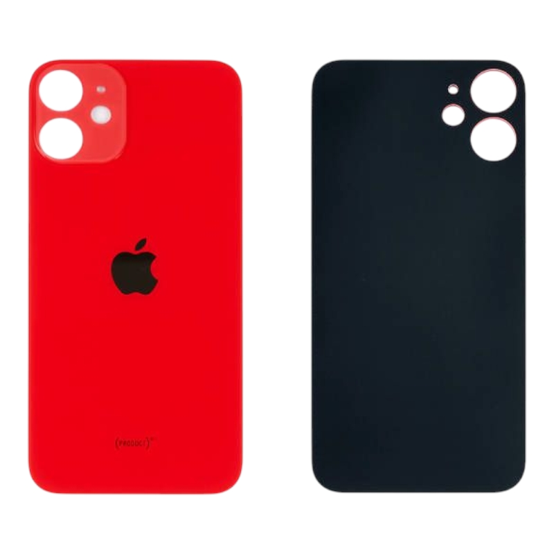 Задняя крышка iPhone 12 mini красная 
