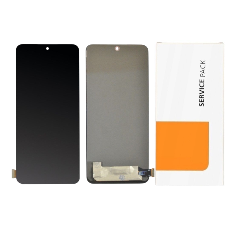 Дисплей Xiaomi Redmi Note 12 5G/ Note 12 4G/ Poco X5 5G OLED чёрный (высокого качества в сервисной упаковке) 
