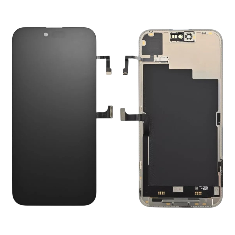 Дисплей iPhone 15 чорний оригинал (переклейка)