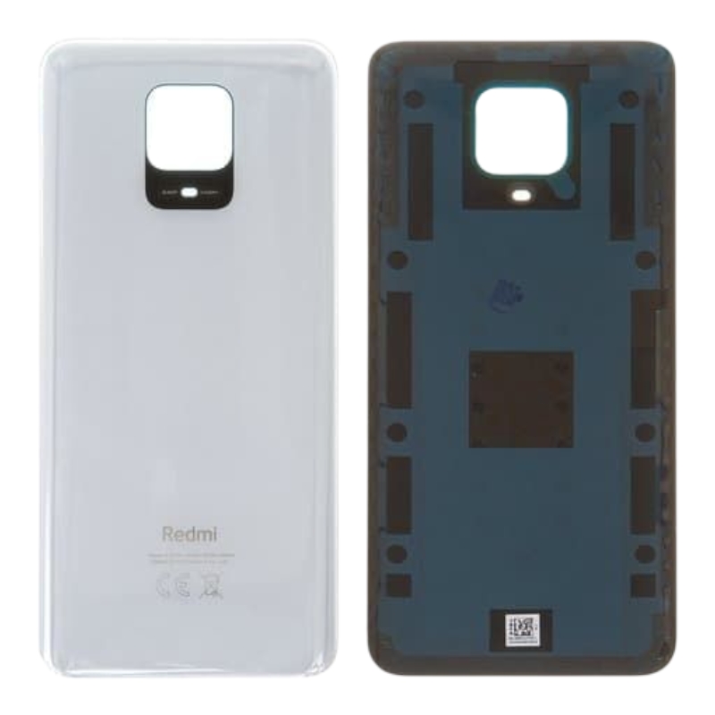 Задняя крышка Xiaomi Redmi Note 9 Pro 4G/ Redmi Note 9 Pro Max, 64MP белая 