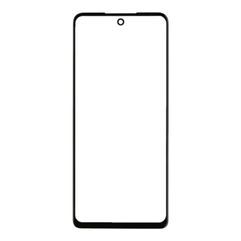 Стекло экрана Xiaomi Redmi Note 14 (4G) чёрное + OCA плёнка