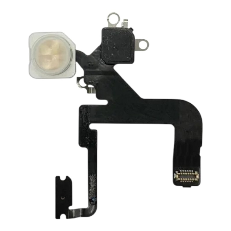 Шлейф iPhone 12 Pro с вспышкой, с микрофоном (оригинал 100% снят с телефона)