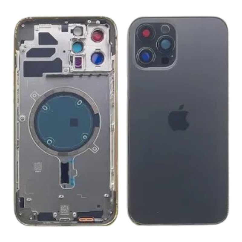 Корпус Iphone 12 Pro (оригинал 100% снят с телефона) чёрный