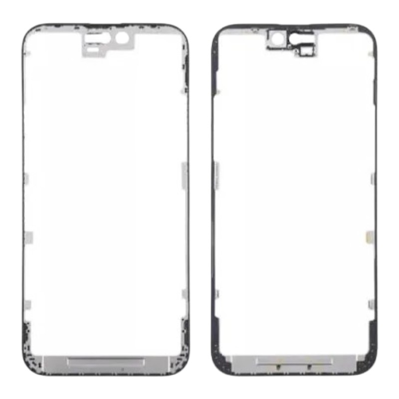 Дисплейная рамка для iPhone 15 Pro Max чёрная 