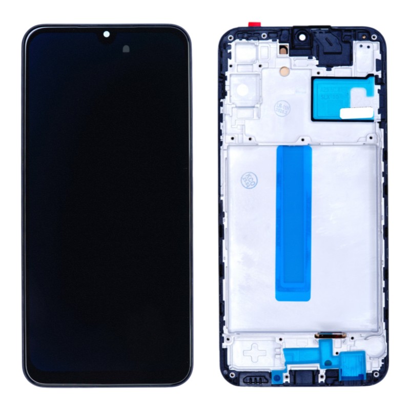Дисплей Samsung A256 Galaxy A25 2023 OLED (Big size) чёрный + рамка