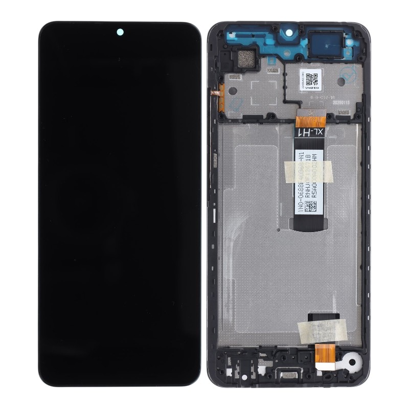 Дисплей Xiaomi Redmi A5 / Poco C71 чёрный (168mm) + рамка 