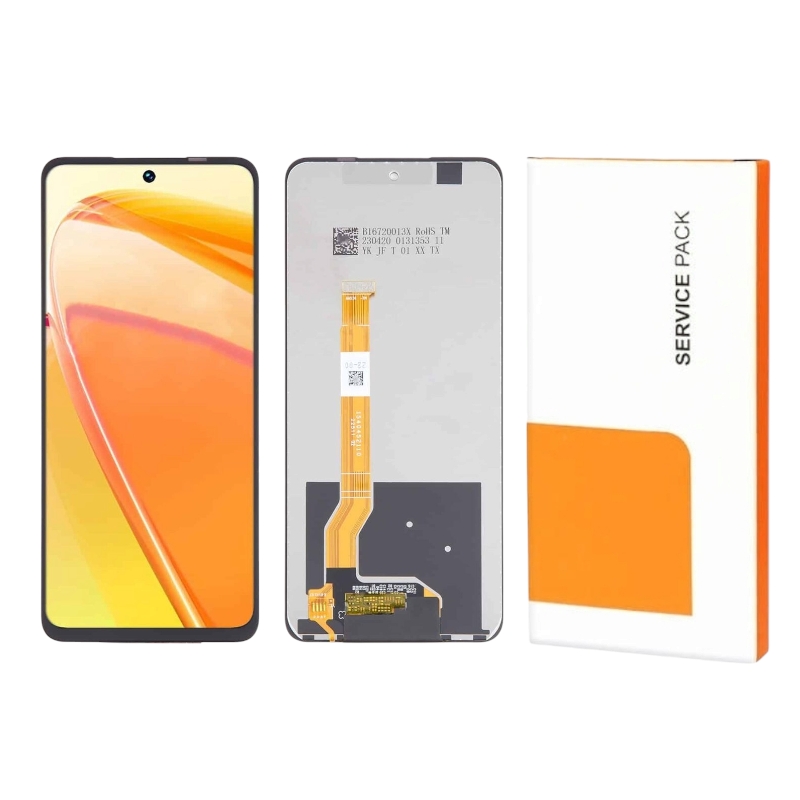 Дисплей Realme C55/ Realme 11 5G/ Oppo A58 4G/ A98 5G чорний оригінал Китай в сервісній упаковці