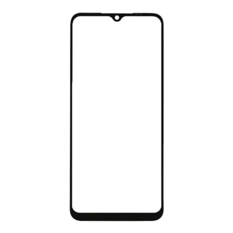 Скло екрана Xiaomi Redmi A3 чорне + ОСА плівка