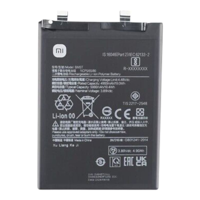Акумулятор для Xiaomi 13T/ Poco M6 Pro/ Poco X6 Pro/ Redmi Note 13 Pro 4G (BM5T) 5000mAh