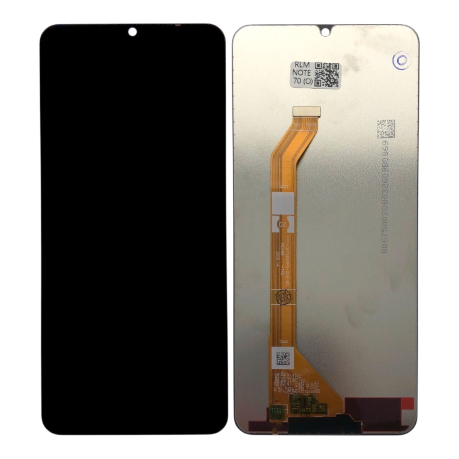 Дисплей Realme Note 70 / 70T / 80 чорний