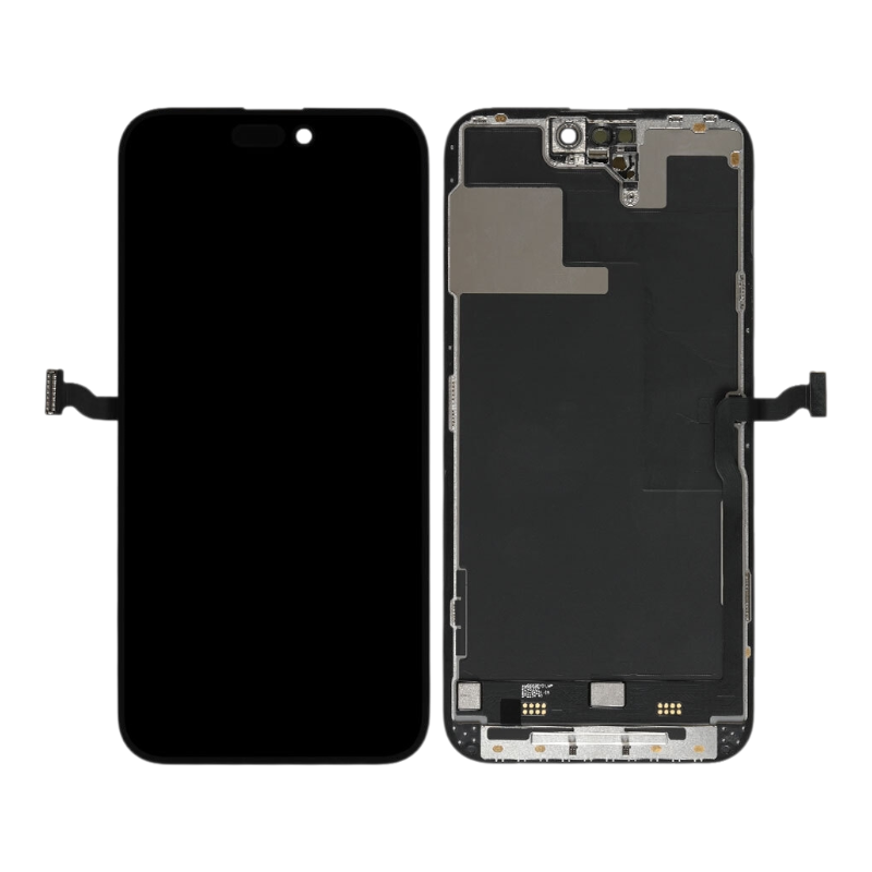 Дисплей iPhone 14 Pro Max чорний оригінал (переклеєне скло)