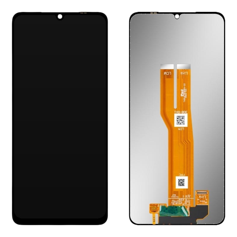Дисплей Samsung A075F Galaxy A07 чорний сервісний