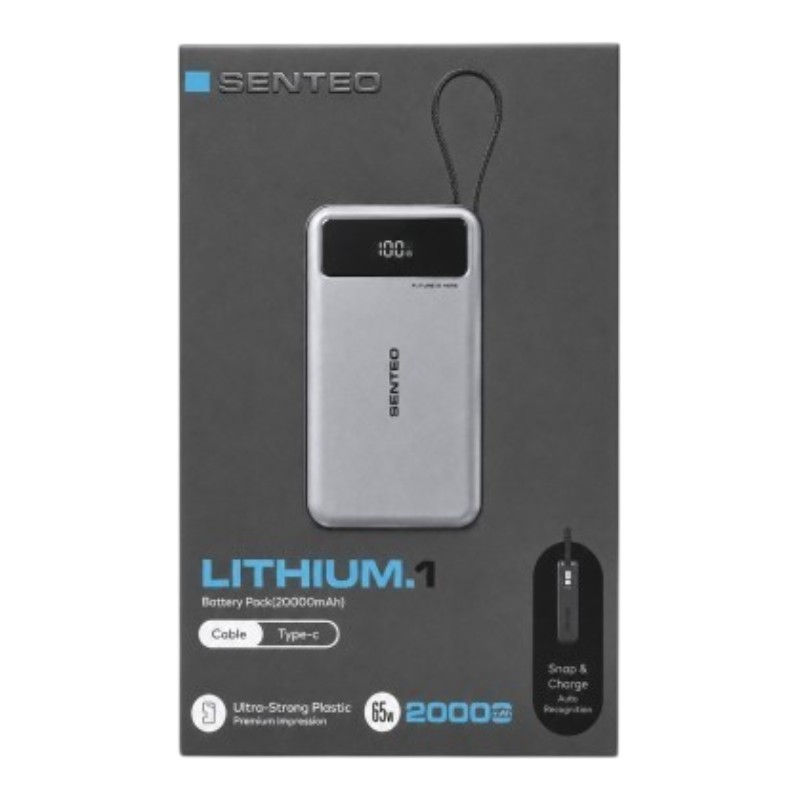 Power Bank Senteo PS-01 20000mAh (65W/PD3.0/Type-C)